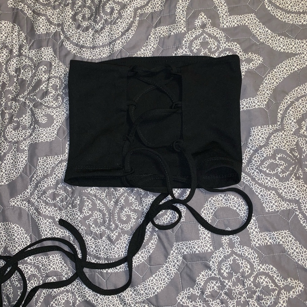 Black Crop Top